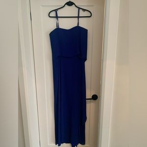 Royal blue evening dress  floor length